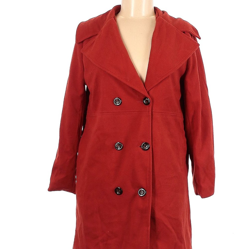 Peacoat Burnt Orange Coat Assorted Brands Coat Size M